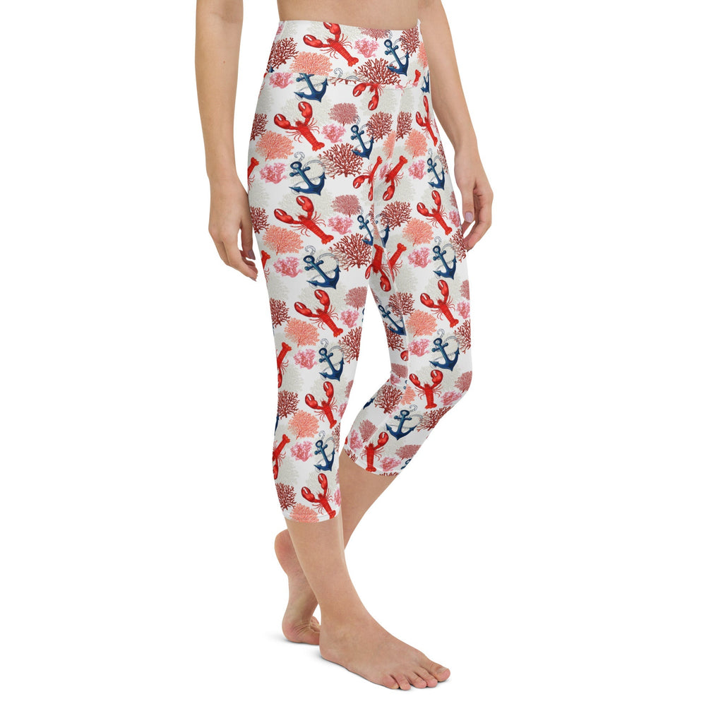 Cute Lobster Yoga Capris