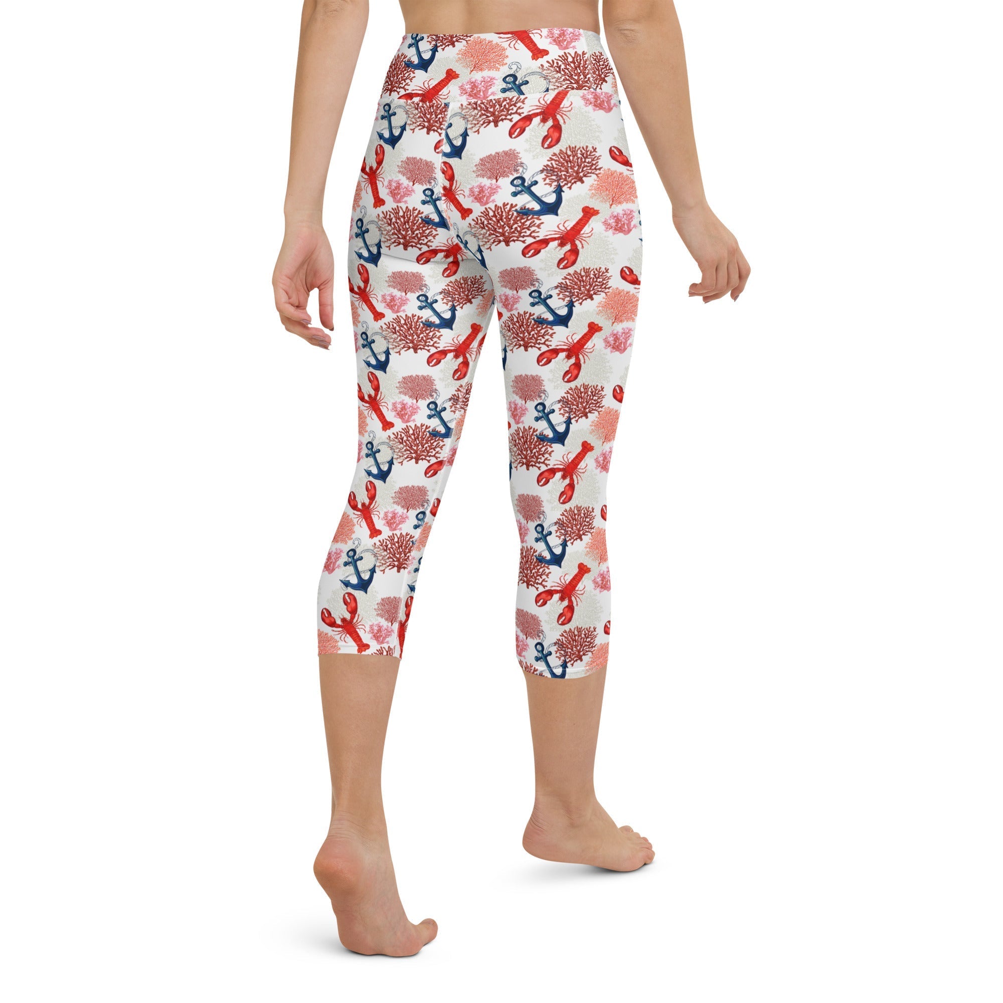 Cute Lobster Yoga Capris