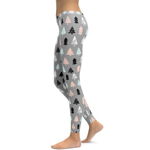 Cute Minimalistic Christmas Leggings - FiercePulse - Premium Workout Leggings - Yoga Pants