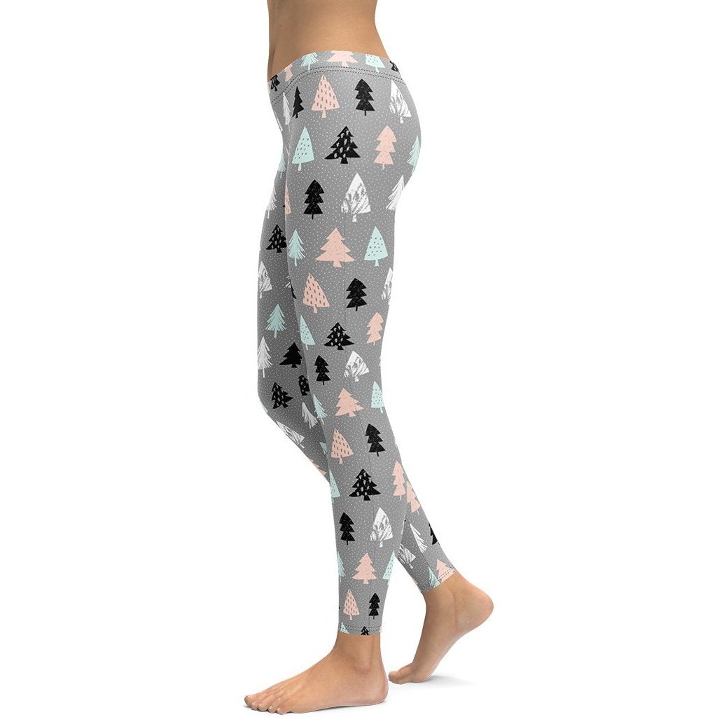 Cute Minimalistic Christmas Leggings - FiercePulse - Premium Workout Leggings - Yoga Pants