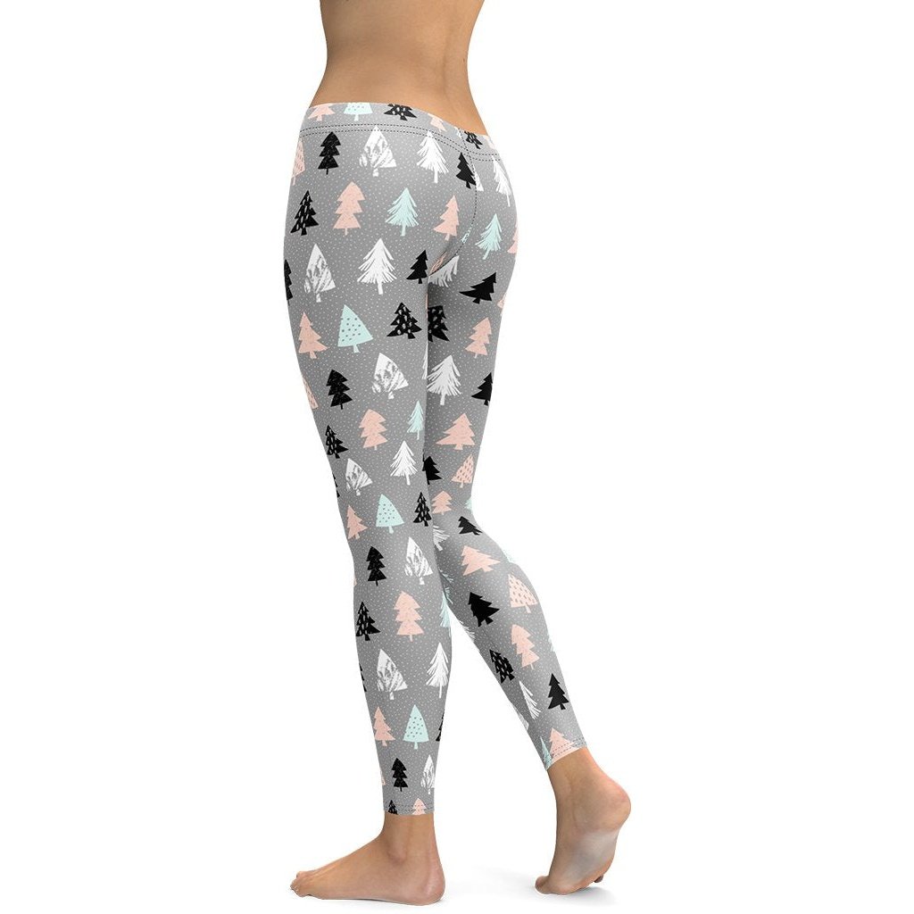 Cute Minimalistic Christmas Leggings - FiercePulse - Premium Workout Leggings - Yoga Pants