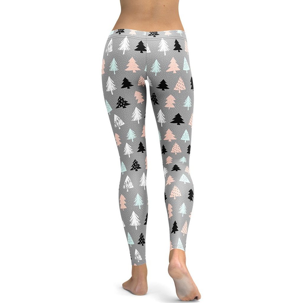 Cute Minimalistic Christmas Leggings - FiercePulse - Premium Workout Leggings - Yoga Pants