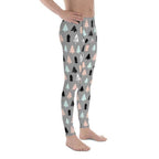 Cute Minimalistic Christmas Men's Leggings