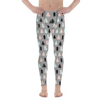 Cute Minimalistic Christmas Men's Leggings