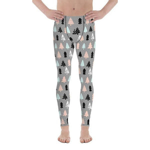 Cute Minimalistic Christmas Men's Leggings