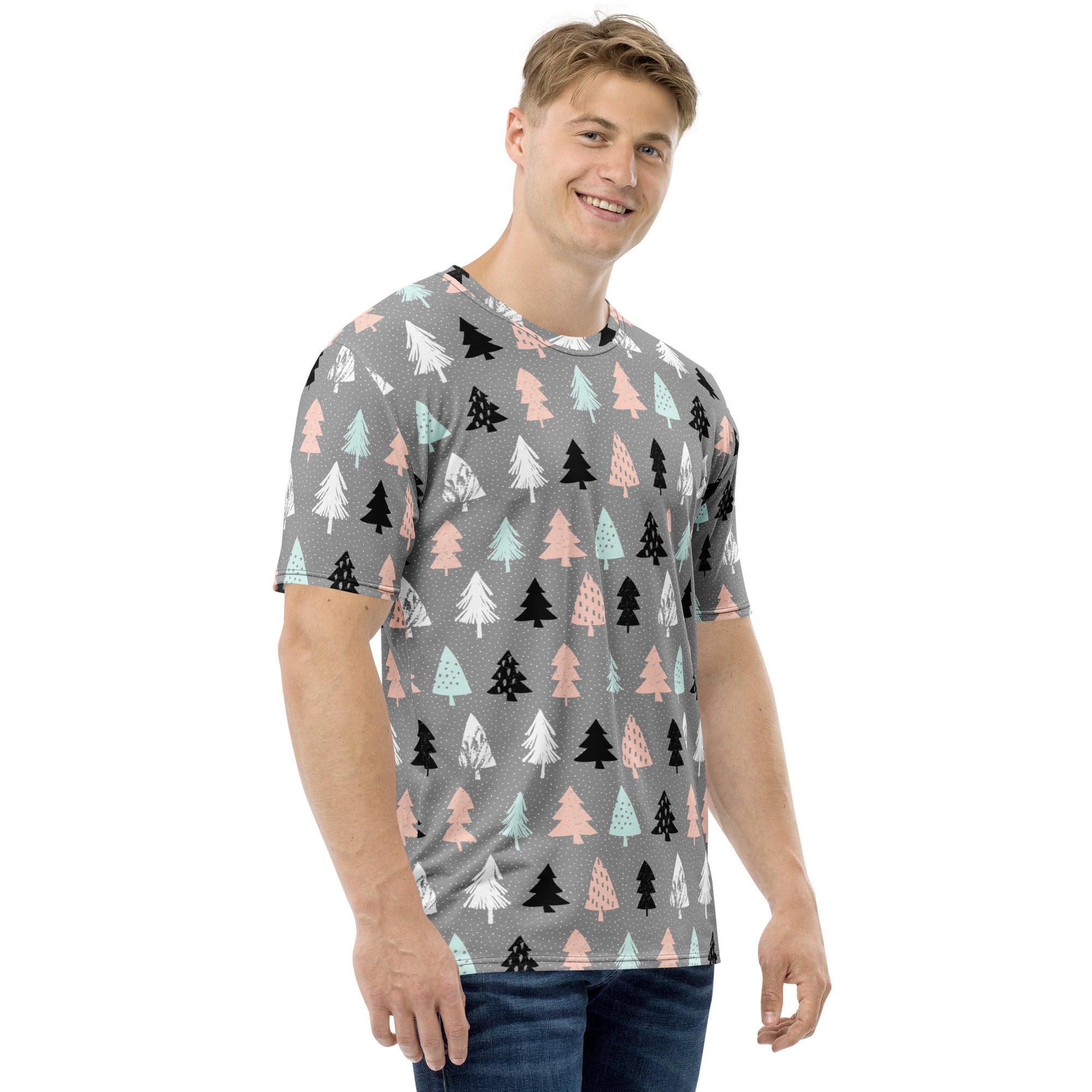 Cute Minimalistic Christmas Men's T-shirt