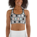Cute Minimalistic Christmas Sports Bra