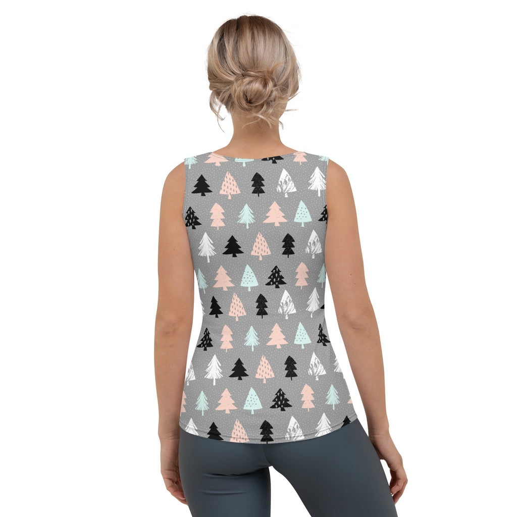 Cute Minimalistic Christmas Tank Top