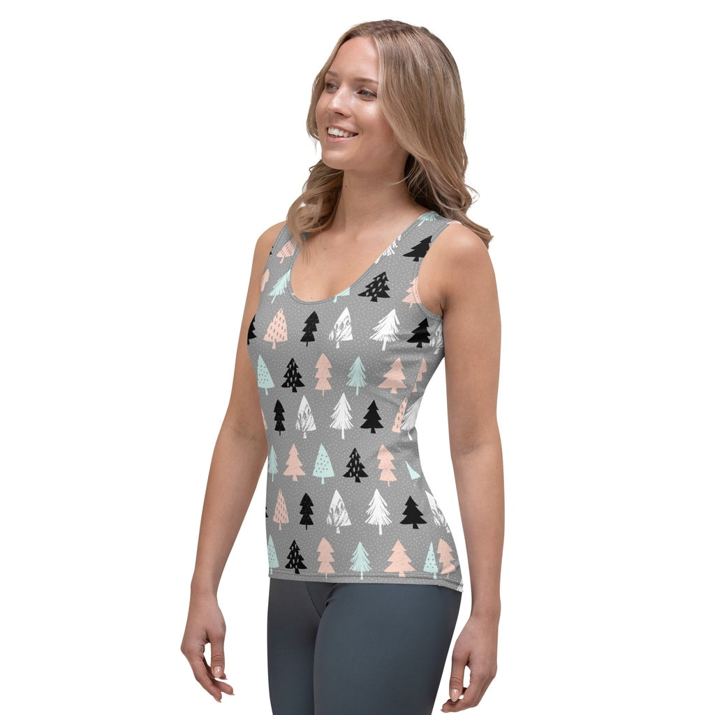 Cute Minimalistic Christmas Tank Top