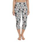 Cute Minimalistic Christmas Yoga Capris