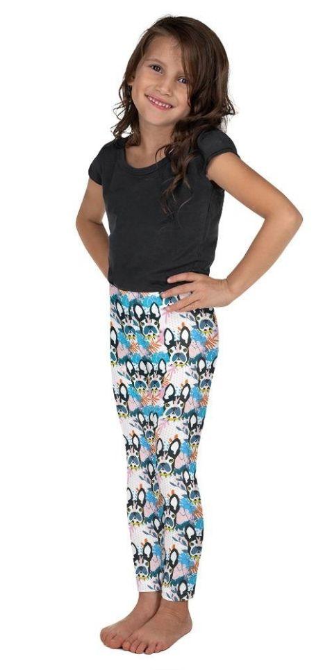 Cute Puppy Print Kid's Leggings