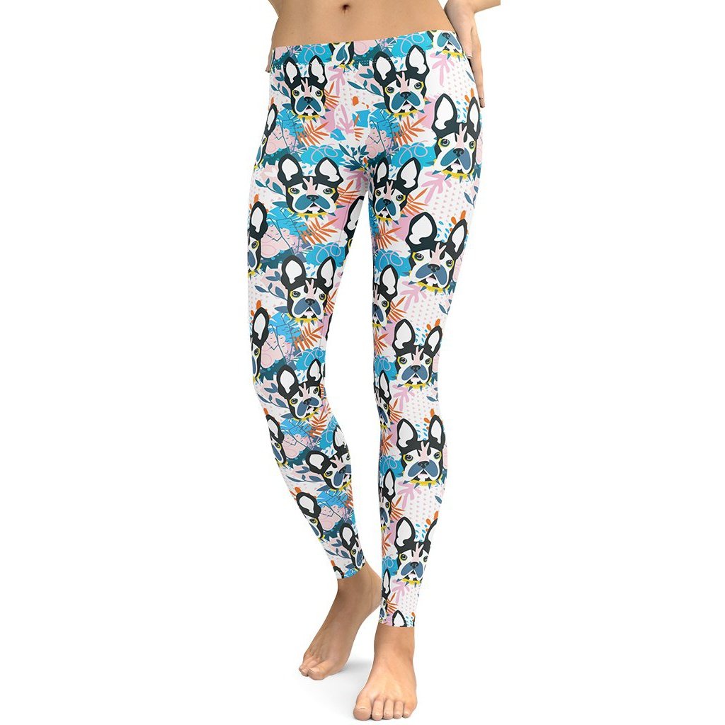 Cute Puppy Print Leggings