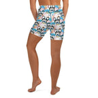 Cute Puppy Print Yoga Shorts