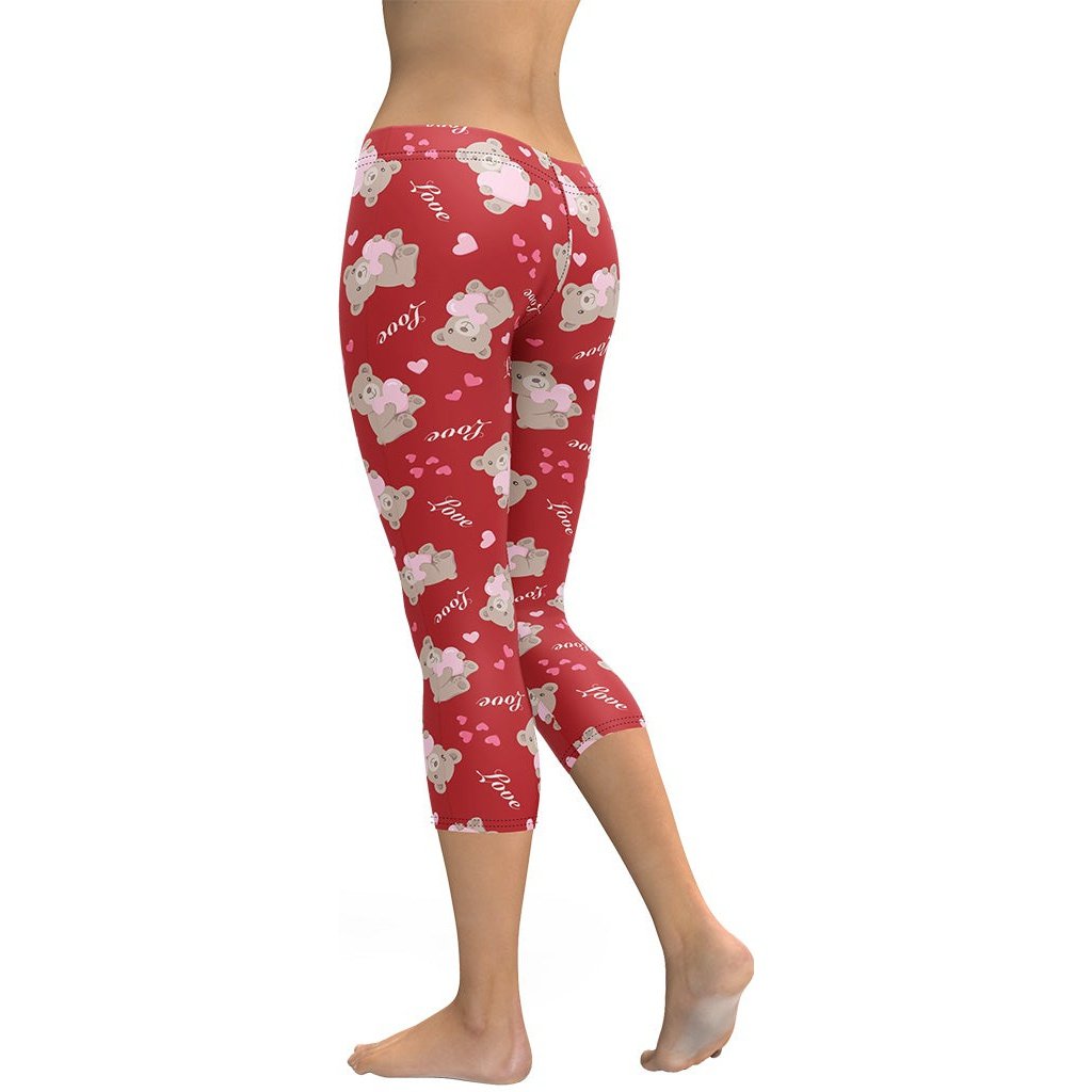 Cute Teddy Bear Capris