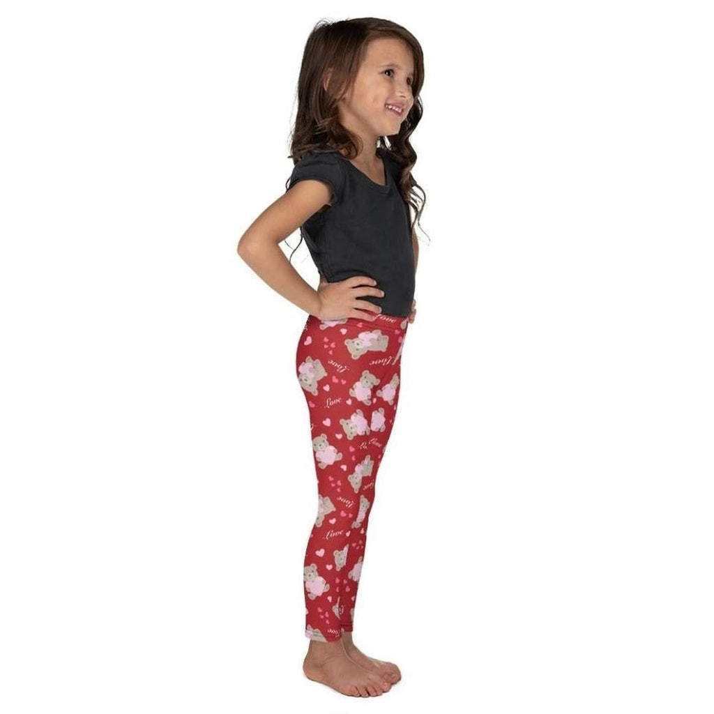 Cute Teddy Bear Kid's Leggings
