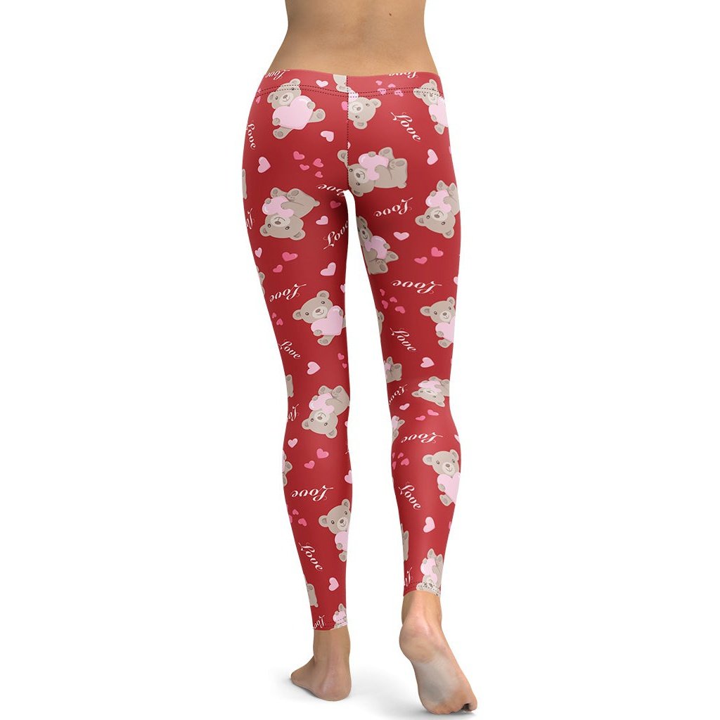 Cute Teddy Bear Leggings