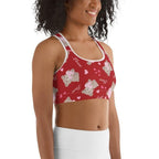 Cute Teddy Bear Sports Bra