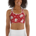 Cute Teddy Bear Sports Bra