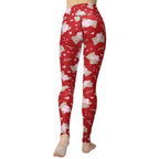 Cute Teddy Bear Yoga Leggings