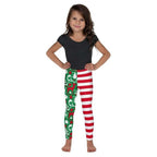 Cute Two Pattern Christmas Kid's Leggings