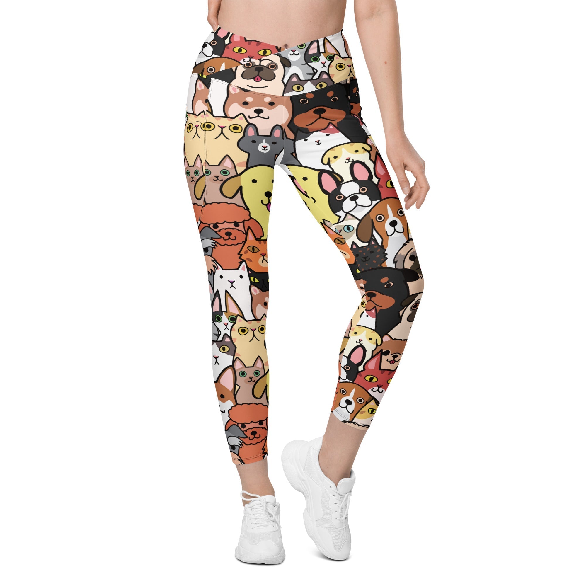 Crossover leggings with pockets – mitomill
