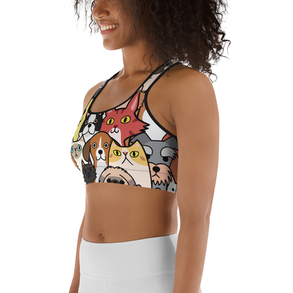 Cuteness Overload Sports Bra