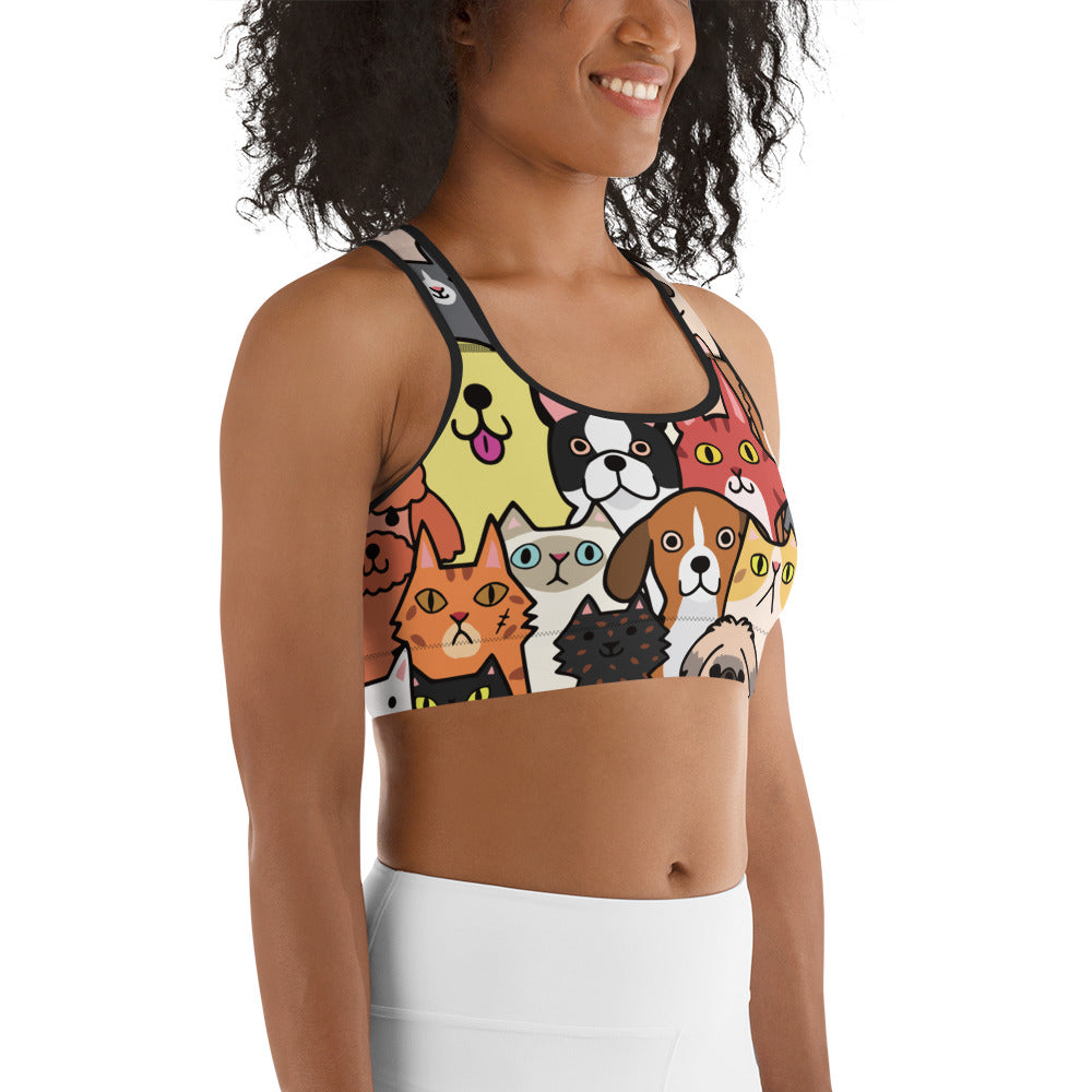 Cuteness Overload Sports Bra