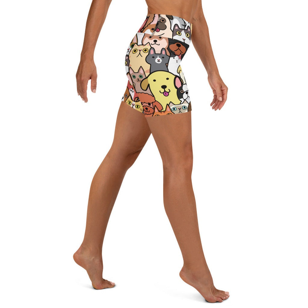 Cuteness Overload Yoga Shorts