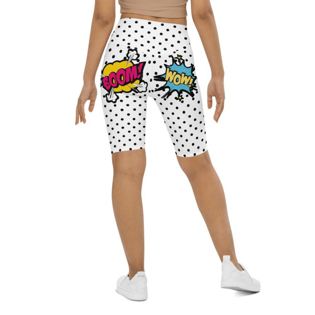 Cutest Pop Art Biker Shorts