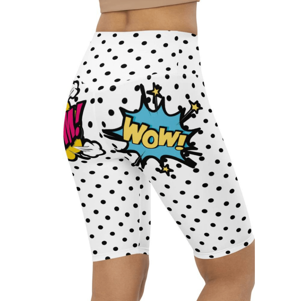 Cutest Pop Art Biker Shorts