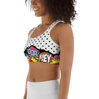 Cutest Pop Art Sports Bra