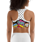 Cutest Pop Art Sports Bra