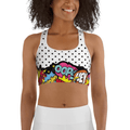 Cutest Pop Art Sports Bra