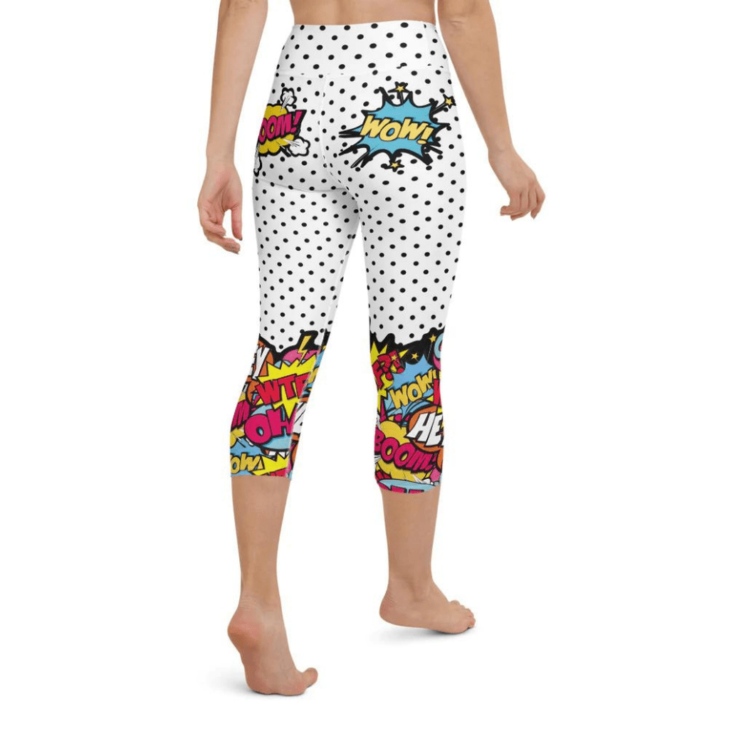 Cutest Pop Art Yoga Capris