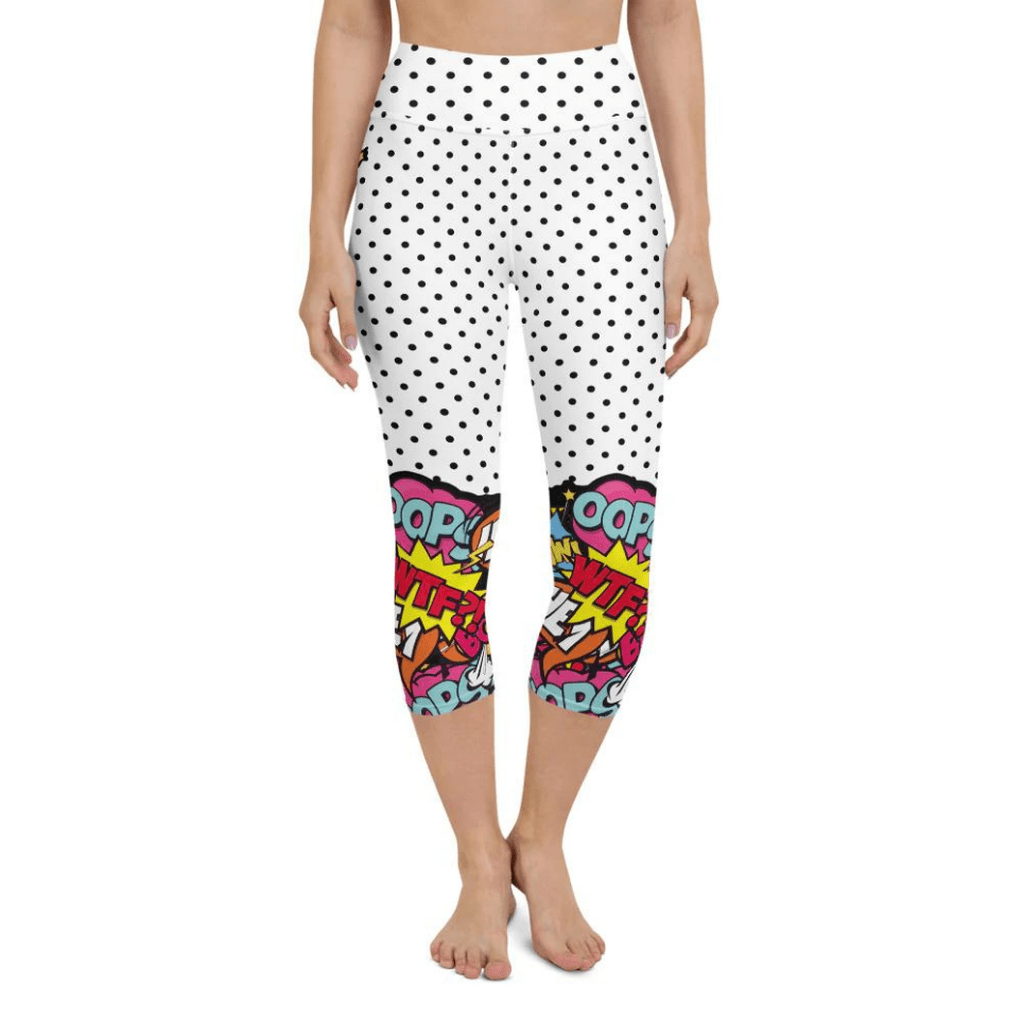 Cutest Pop Art Yoga Capris
