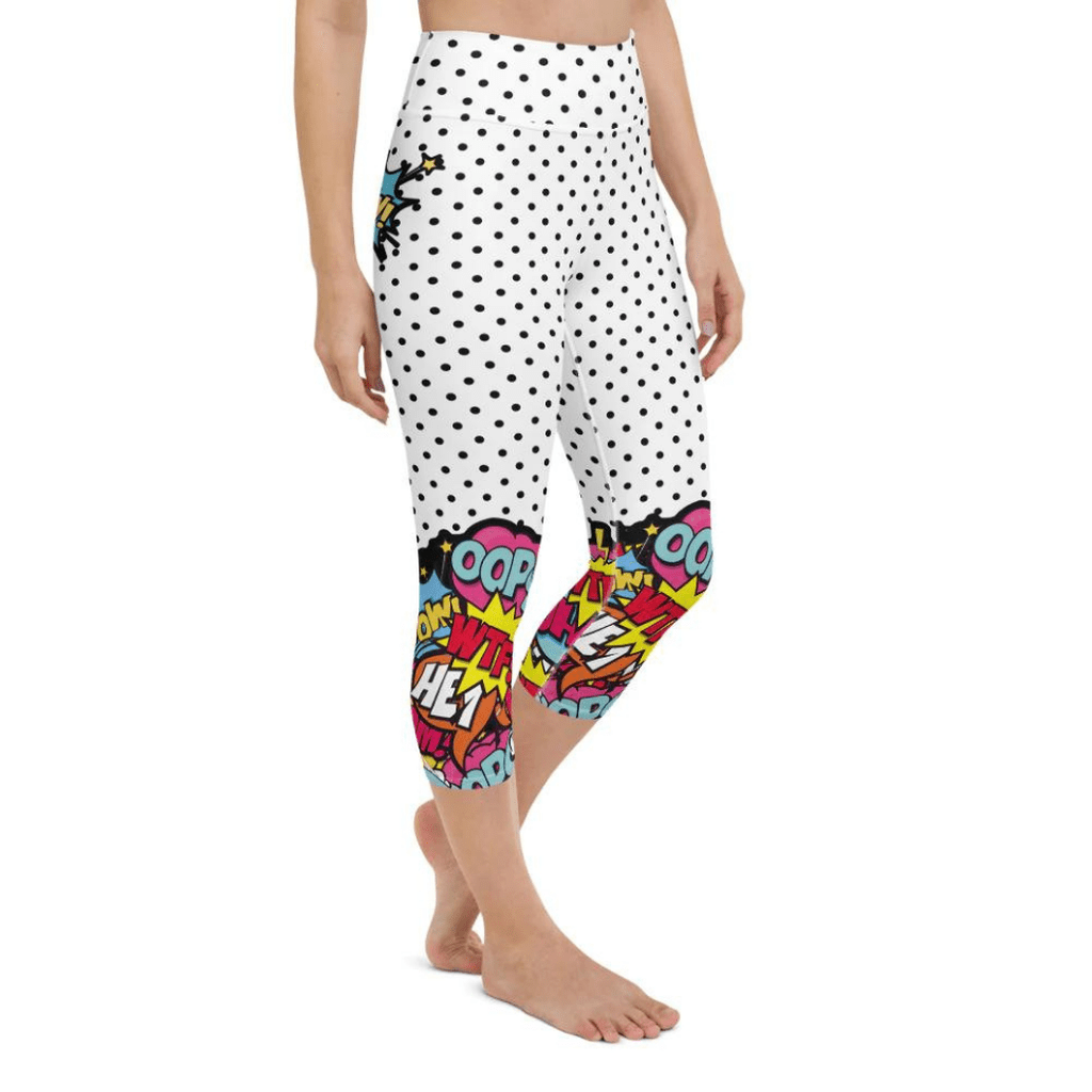 Cutest Pop Art Yoga Capris