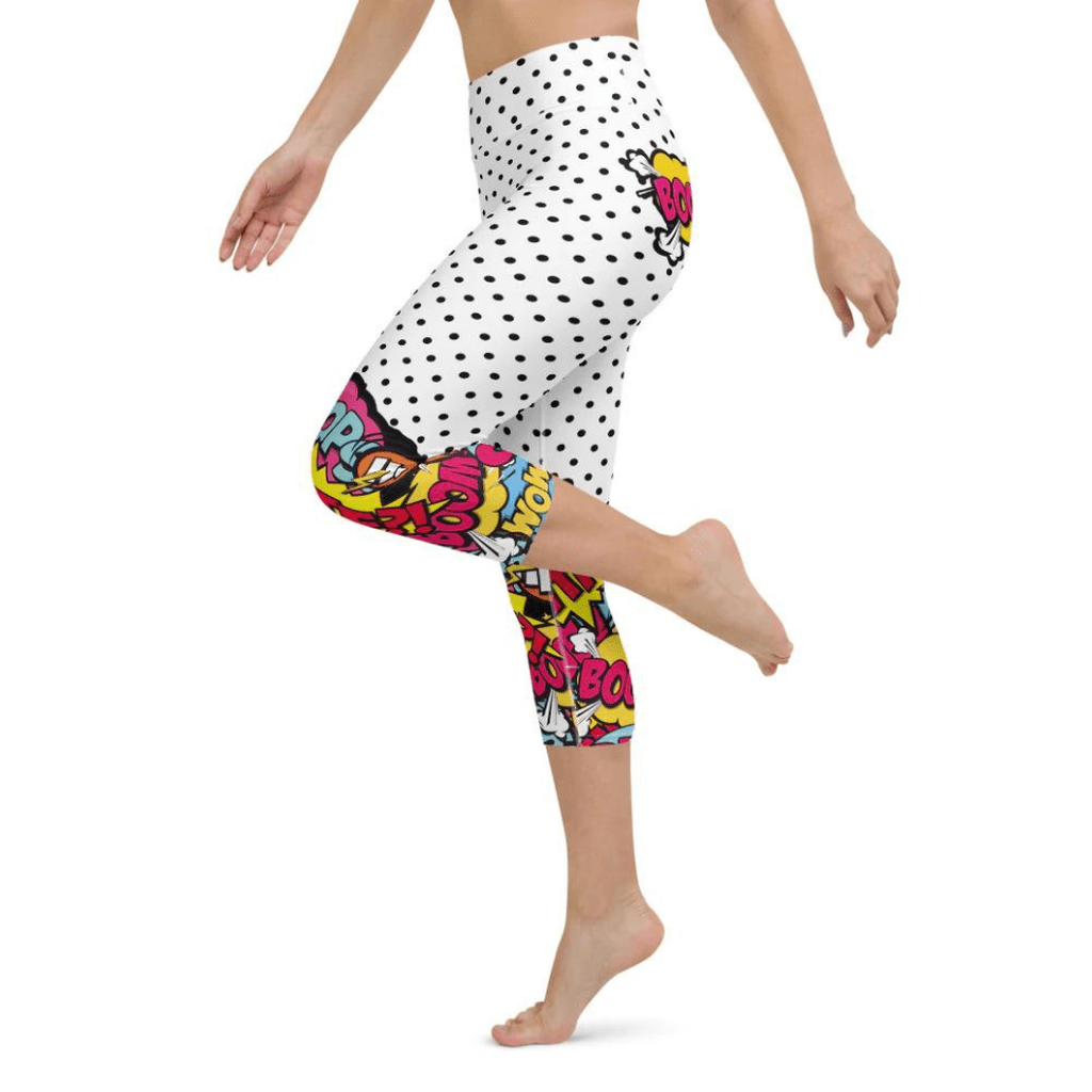 Cutest Pop Art Yoga Capris