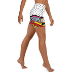 Cutest Pop Art Yoga Shorts