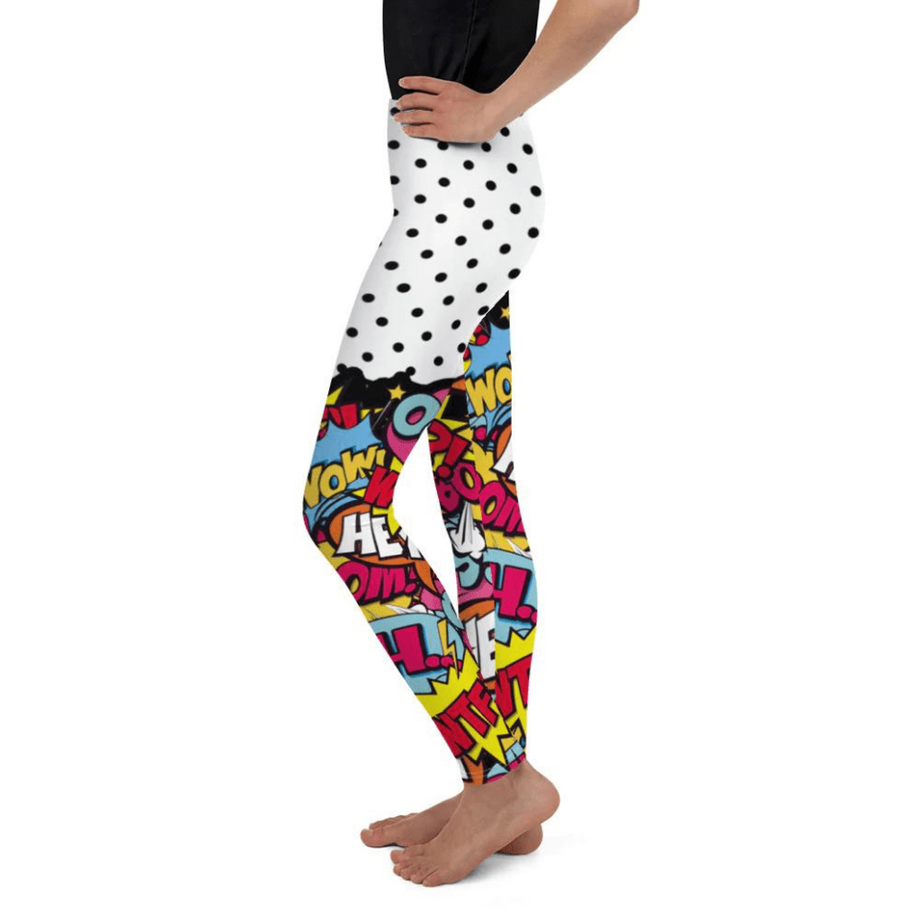 Cutest Pop Art Youth Leggings