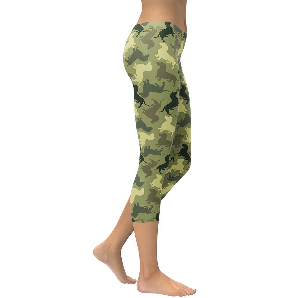 Dachshund Camo Capris