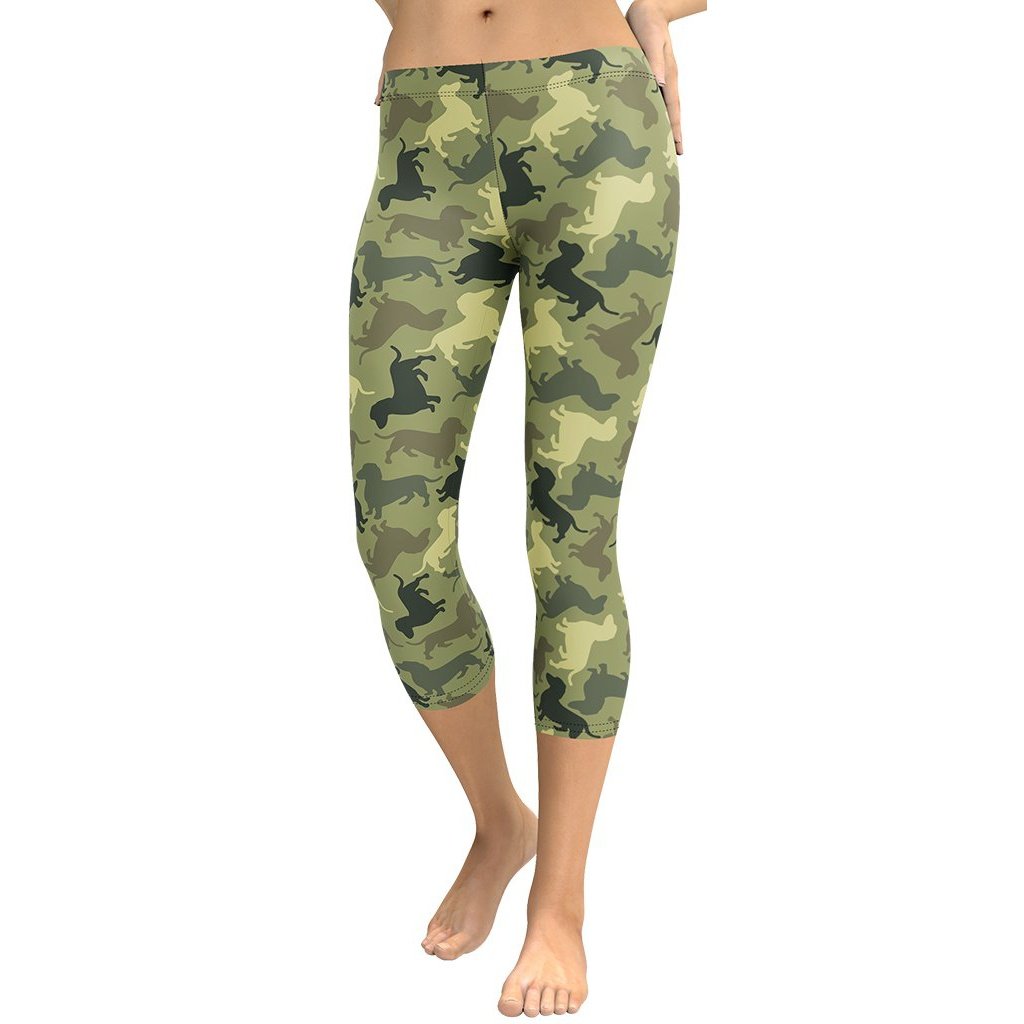 Dachshund Camo Capris