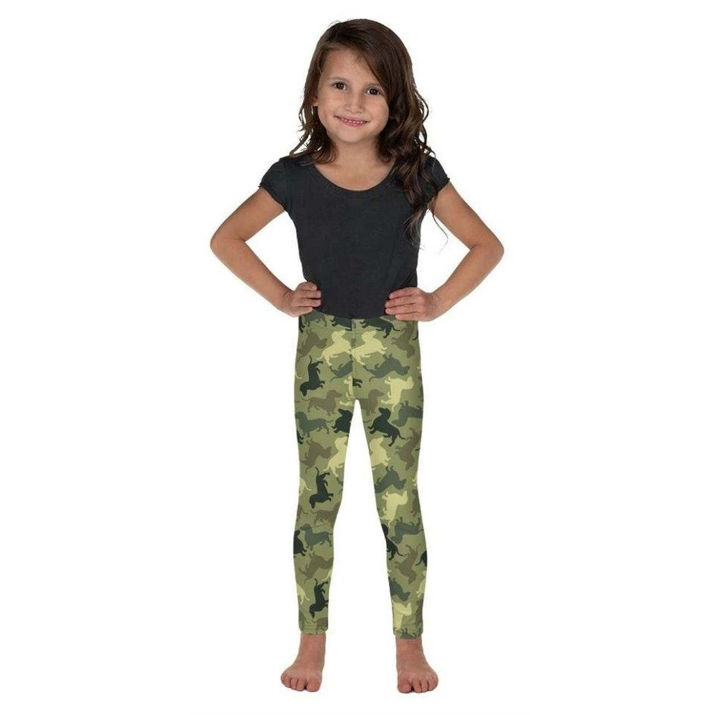 Dachshund Camo Kid's Leggings