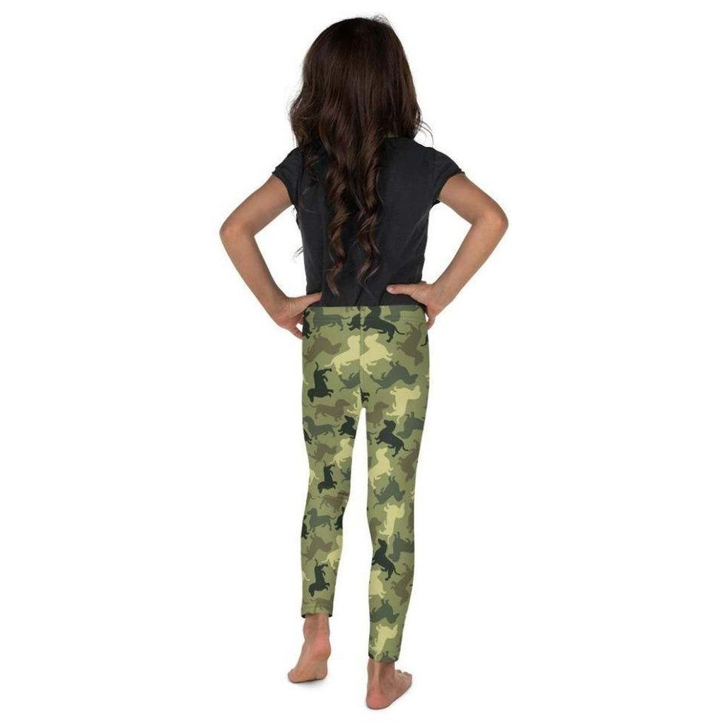 Dachshund Camo Kid's Leggings