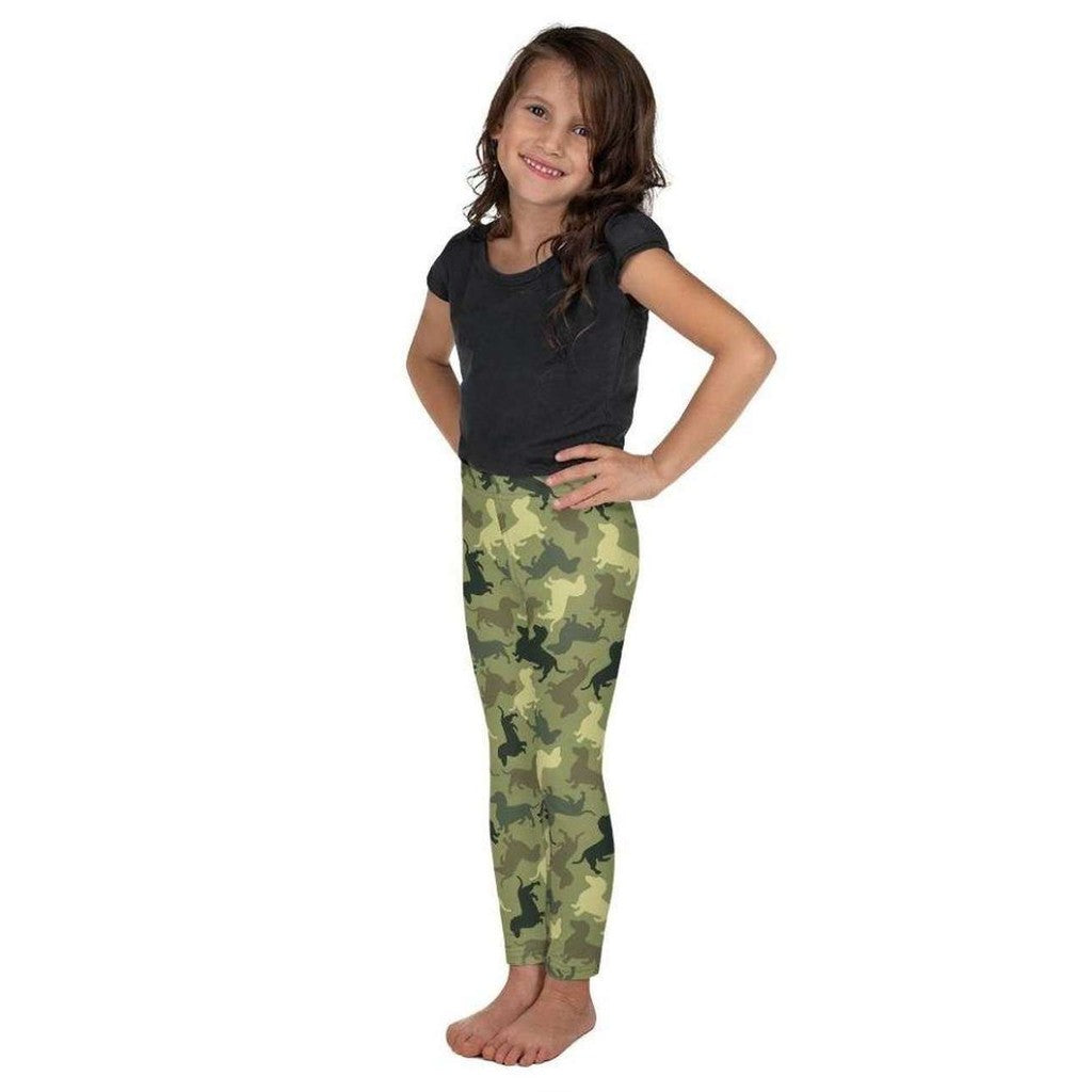 Dachshund Camo Kid's Leggings