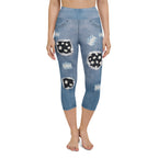 Daisy Denim Yoga Capris