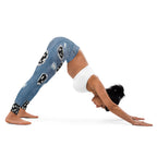 Daisy Denim Yoga Leggings