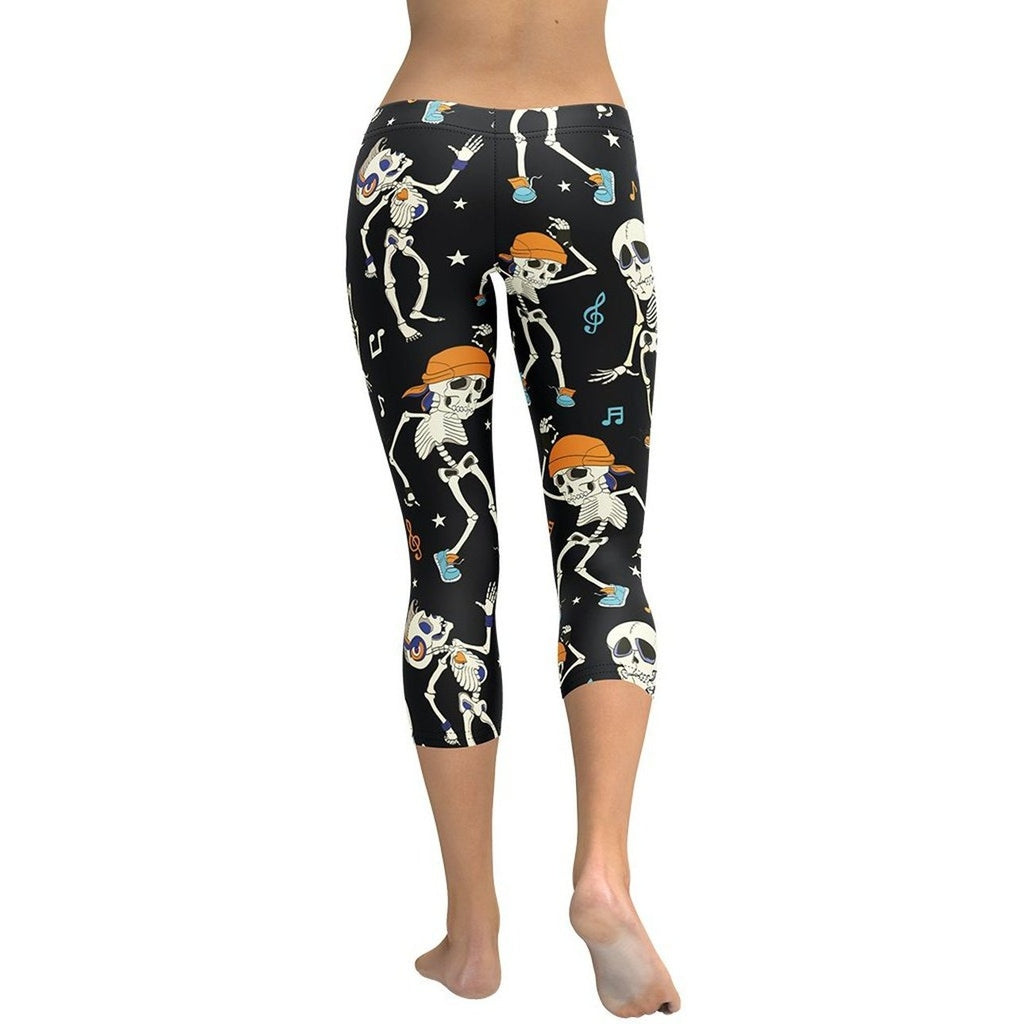 Dancing Skeletons Capris