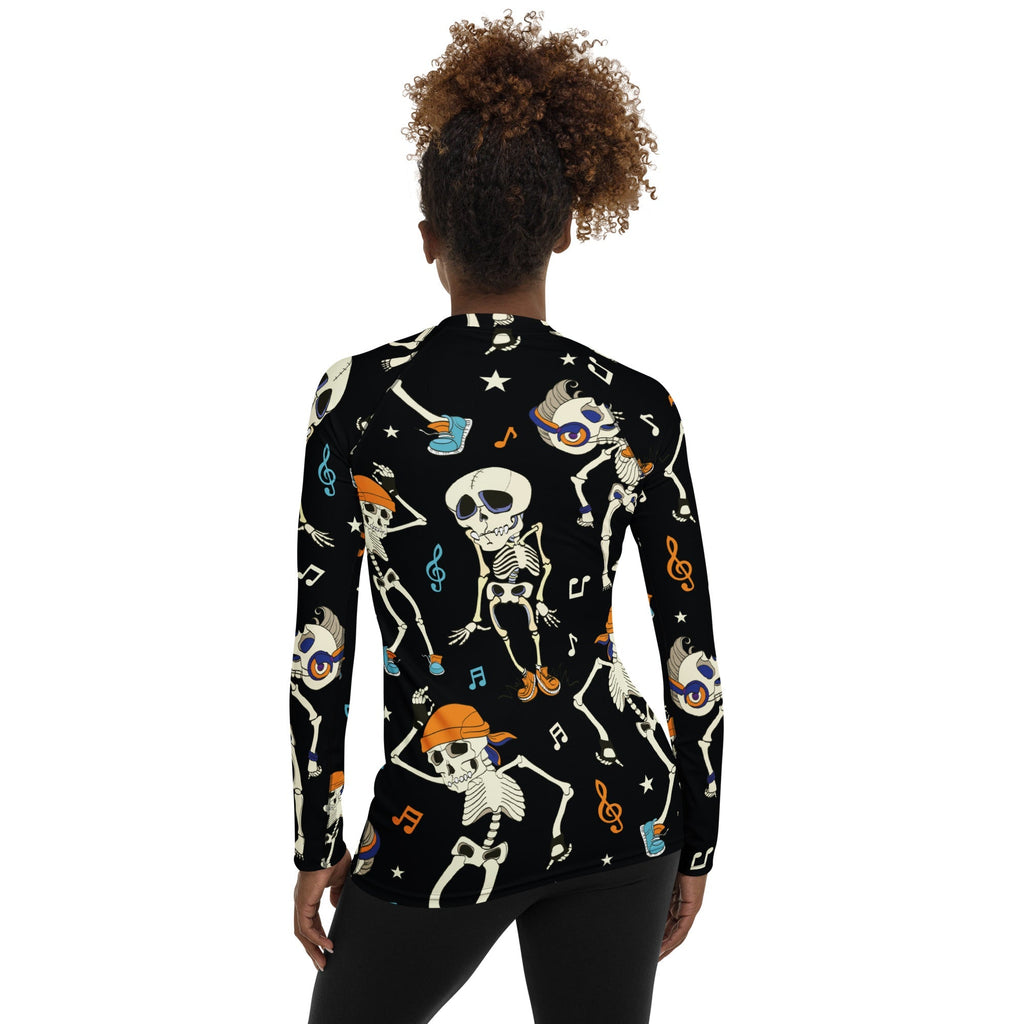 Dancing Skeletons Rash Guard