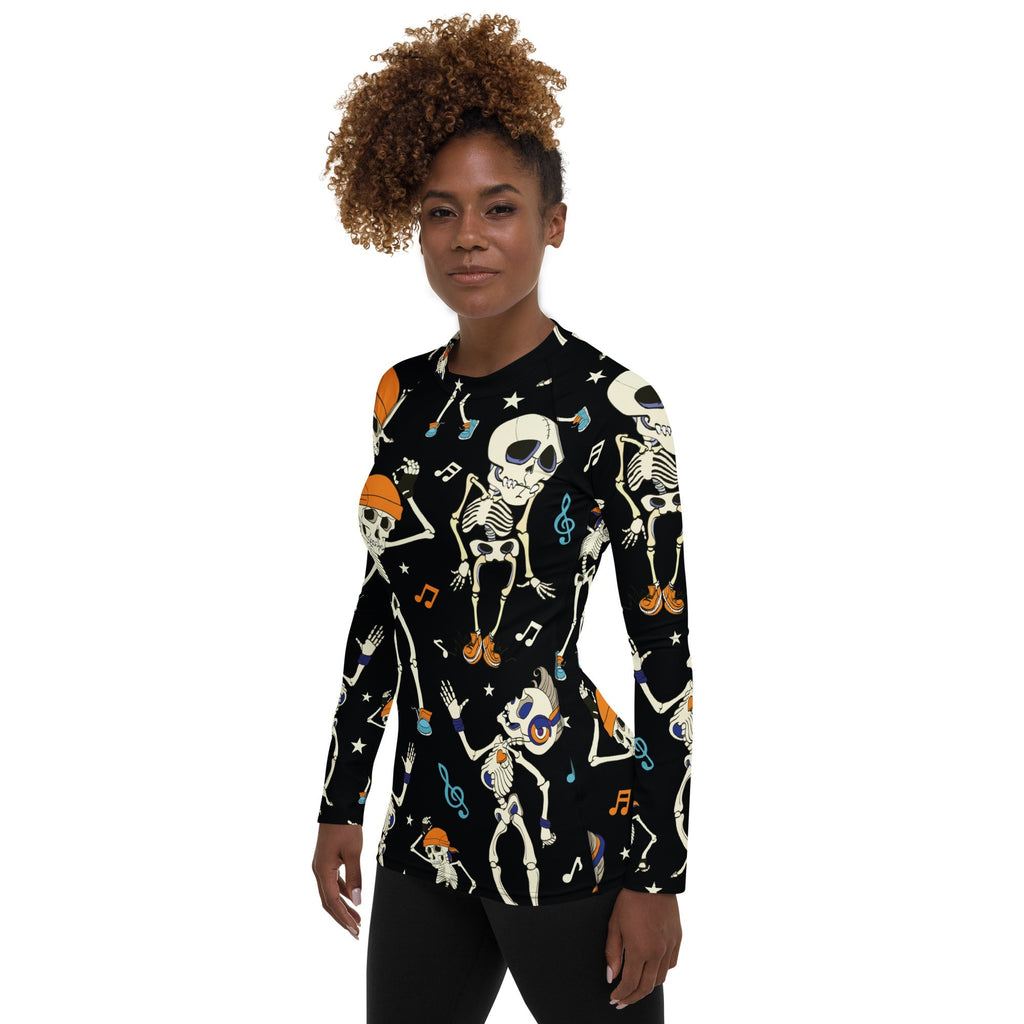 Dancing Skeletons Rash Guard