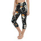 Dancing Skeletons Yoga Capris